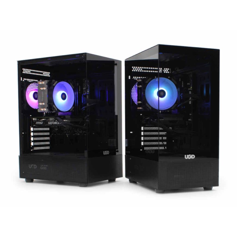 UGD Fusion 3333 Gaming CaseMid-Tower, ARGB fan, 3xUSB2xSSD, HDD, 330mm VGA UGD Fusion 3333 Gaming CaseMid-Tower, ARGB fan, 3xUSB2xSSD, HDD, 330mm VGA