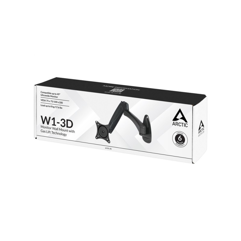 Arctic W1-3D gas springmonitor wall mount