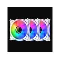 LC-Power LC-CF-120-ARGB-KIT-Wset 3x 120mm ARGB fan, white (bijeli)