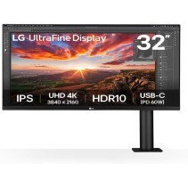 LG 31,5" 32UN880K-B Ergo monit4K 3840x2160, IPS, Ergo stand60Hz, 350cd, 5ms, 2xHDMI, DP, Type-C