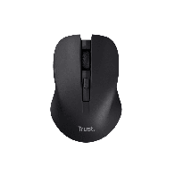 Trust Mydo silent wireless miš,crni, 1000-1800 dpi, objeruke, 4 tipke, tihi