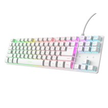 Trust GXT833 THADO tastatura, žičana, bijela, TKL, gaming
