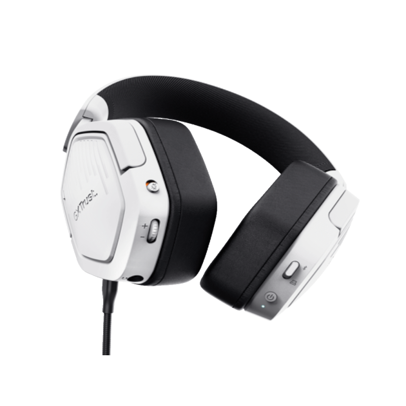 Trust GXT493W Carus over-earwireless slušalice, bijele