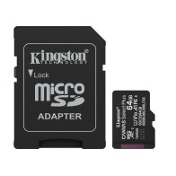 Kingston MicroSD 64GB Class 10Canvas Select Plus100MBs Read,Class 10 UHS-I
