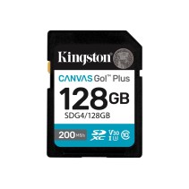 Kingston SD 128GB CanvasGoPlusSDXC,r/w:200/160MB/sDSLRs, mirrorless cameras, 4K video