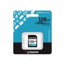 Kingston SD 128GB CanvasGoPlusSDXC,r/w:200/160MB/sDSLRs, mirrorless cameras, 4K video