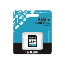 Kingston SD 256GB CanvasGoPlusSDXC,r/w:200/160MB/sDSLRs, mirrorless cameras, 4K video