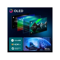 Philips 65''OLED770 4K TitanAmbilight s 3 strane 2.1 HDMI P5 AI perfect panel 120 HZ