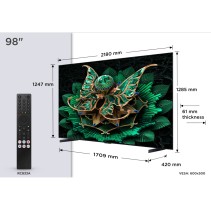 TCL 98"C7K 4K QD-Mini LED TV144Hz Google TV Game MasterAudio BANG & OLUFSEN HDR Premium