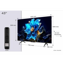 TCL 43"P7K 4K QLED TV 60HzGoogle TV HDR multi-formatHVA Panel Game Master Dolby Atmos