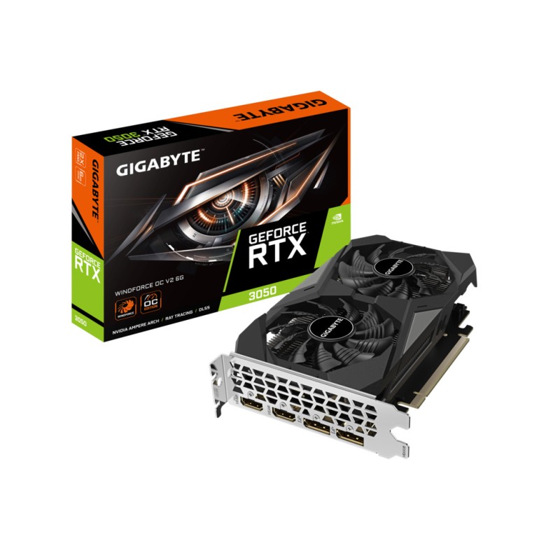 Gigabyte RTX 3050 WindForce6GB GDDR6, 96bit2x DP, 2x HDMI