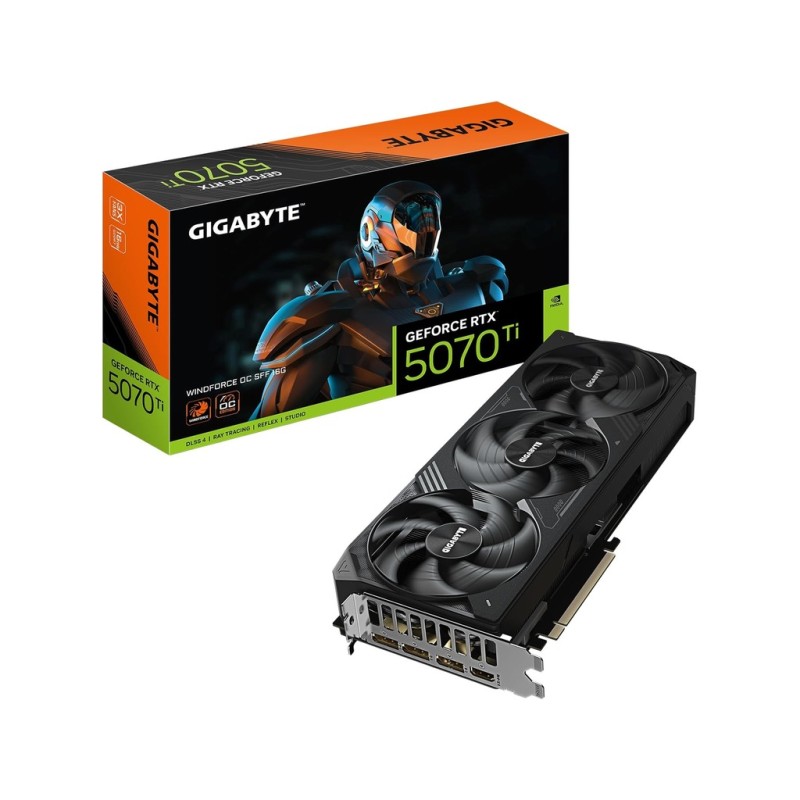 Gigabyte 5070 Ti Windforce OCSFF 16GB GDDR7, 256-bit3xDP, 1xHDMI