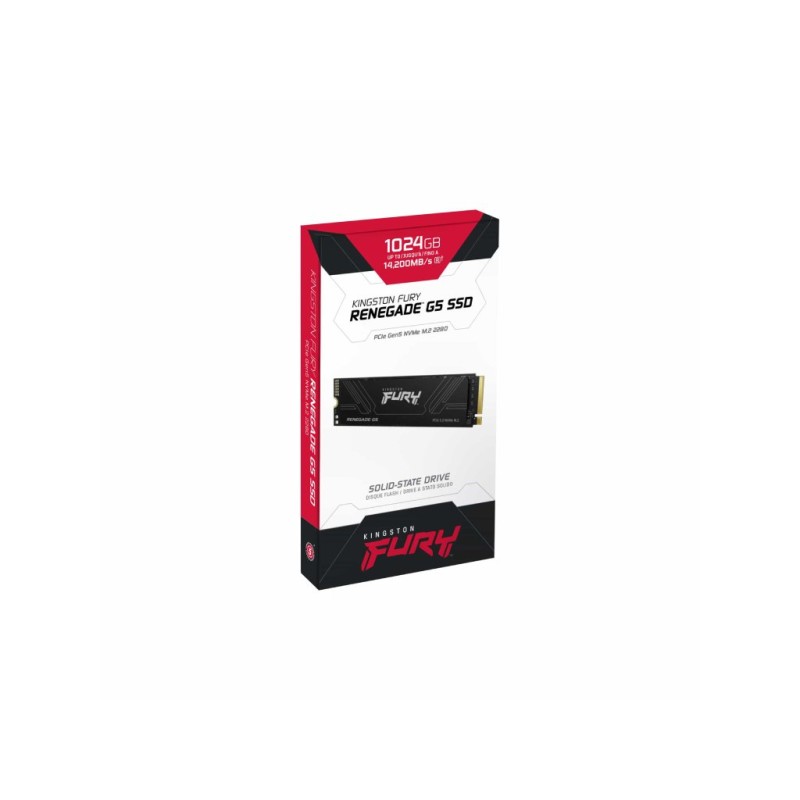 Kingston SSD 1TB NVMe M.2Fury Renegade, PCIe 5.0R/W : 14200/11000MB/s
