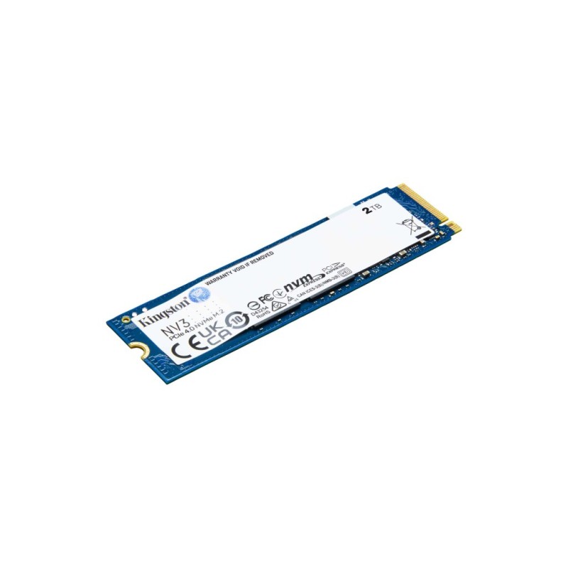 Kingston SSD 2TB NV3NVMe PCIe Gen 4.0x4R/W : 6000/5000MB/s