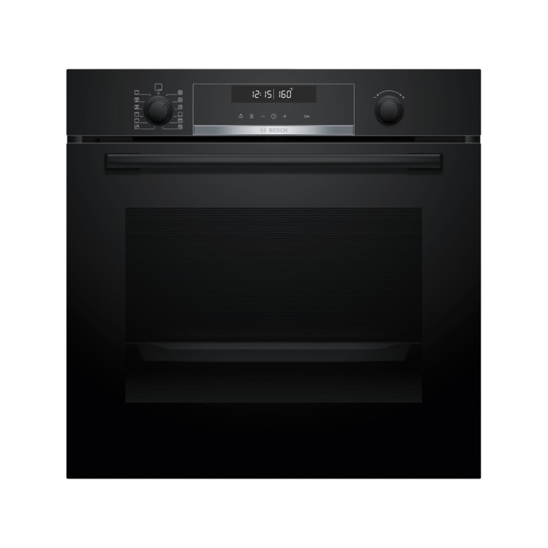 BOSCH pećnica Serie 6| CRNA, A, PIROLIZA, AutoPilot 30,71L,AirFry, Teleskopska vodilica, 10 progra