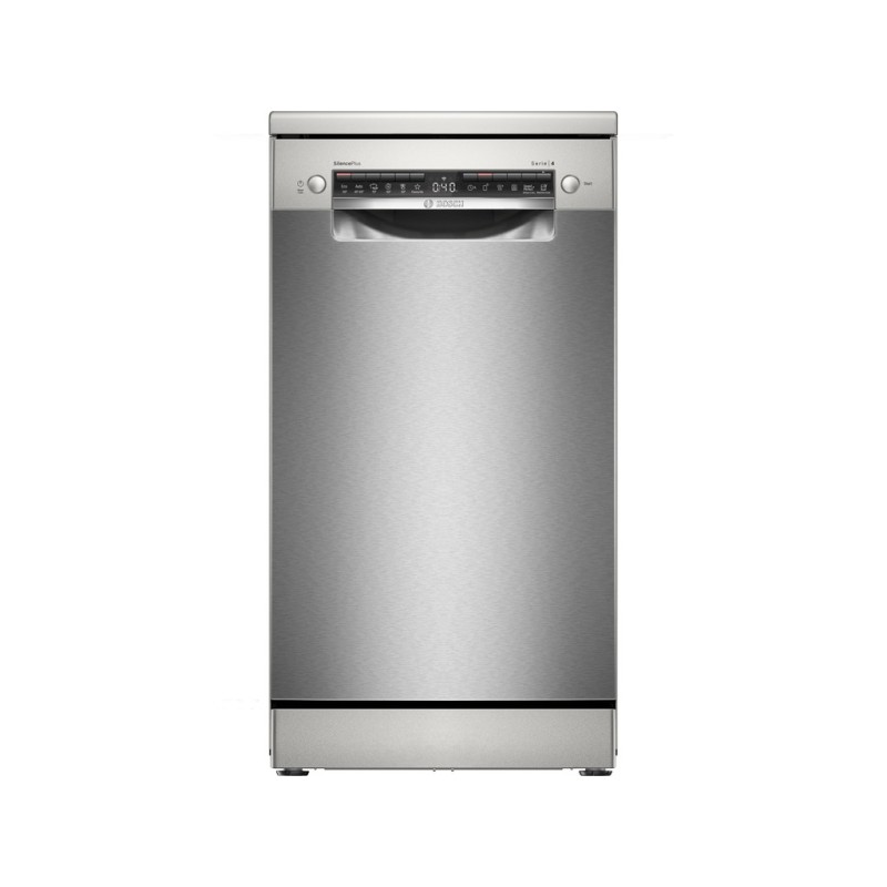 BOSCH perilica posuđa Serie 4| 45cm, INOX, Escajg ladica, 10set, 44dB,6 programa