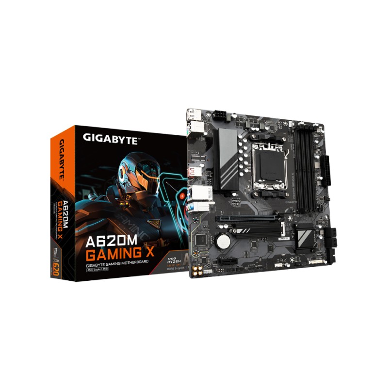 Gigabyte MB A620M Gaming XAM5 4xDDR5 M.2, 4xSATA8xUSBHDMI, DP, mATX