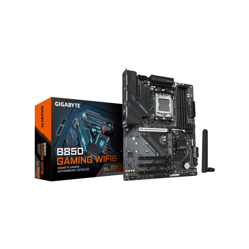 Gigabyte MB B850 GAMING WF6AM5 4xDDR5 3xM.2 4xSATA8xUSB HDMI, DP USB Type-C, ATX