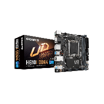 Gigabyte MB H610I DDR4LGA 1700 PCIe 4.0 Intel H6104xDDR4,VGA,HDMI,2xDP, mini ITX