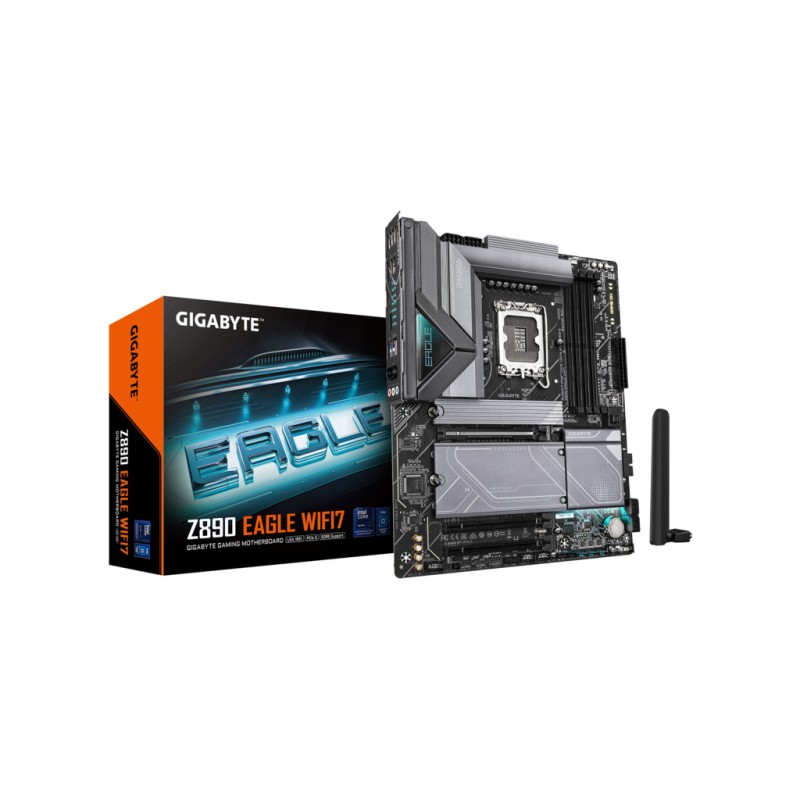 Gigabyte MB Z890 Eagle WIFI7LGA1851 4xDDR54xM.2 4xSATA10xUSB DP ATX RAID, THUNDERBOLT