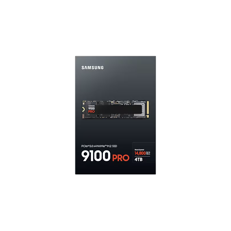 Samsung SSD 9100 PRO 4TB NVMeM.2,PCIe 5.0 x414700MB/s read,13400MB/s write