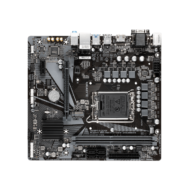 Gigabyte MB [H610M H DDR4 G10]LGA1700 2xDDR4 up to 64GB1xM.2 HDMI,VGA 2xPS2 6xUSB