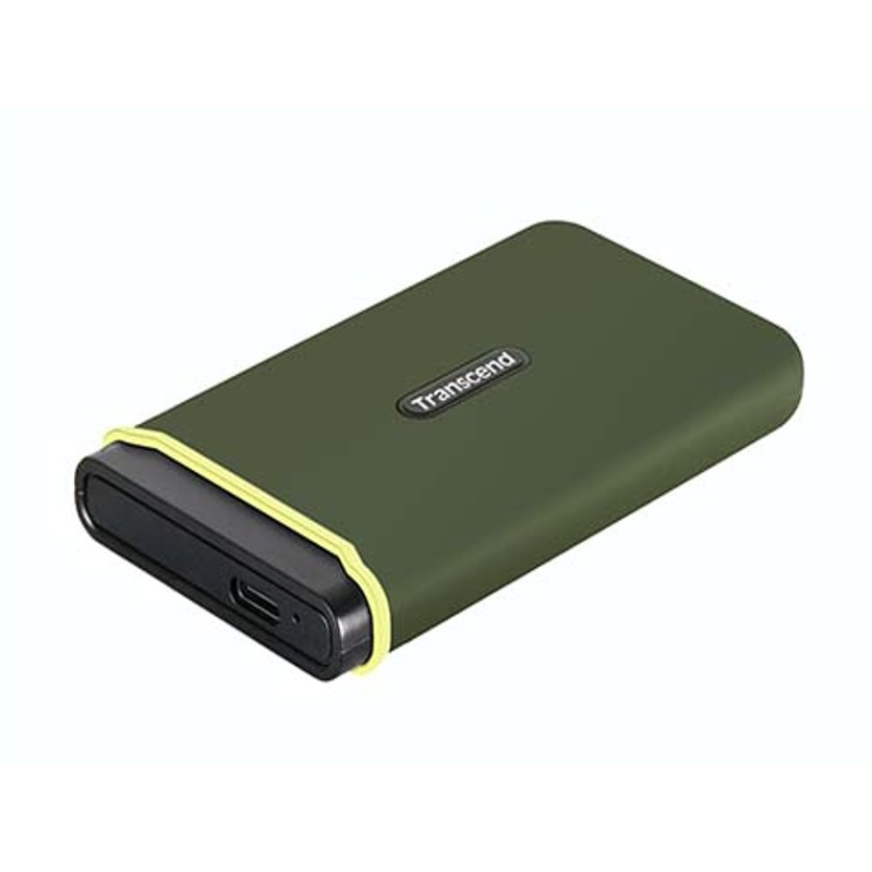Transcend Portable SSD 500GBESD380C serija,anti-shockType C,2000/2000 MBs,Military green