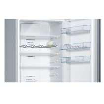 Bosch KGN39VLEB – samostojeći No‑Frost hladnjak Serie 4, inox, 203 × 60 cm, 279 L, 86 L zamrzivač, 39 dB.