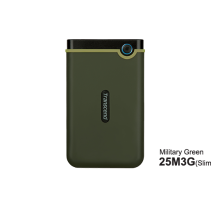 Transcend HDD 2TB StoreJet M3Portable,USB 3.1,anti-shock,Military Green