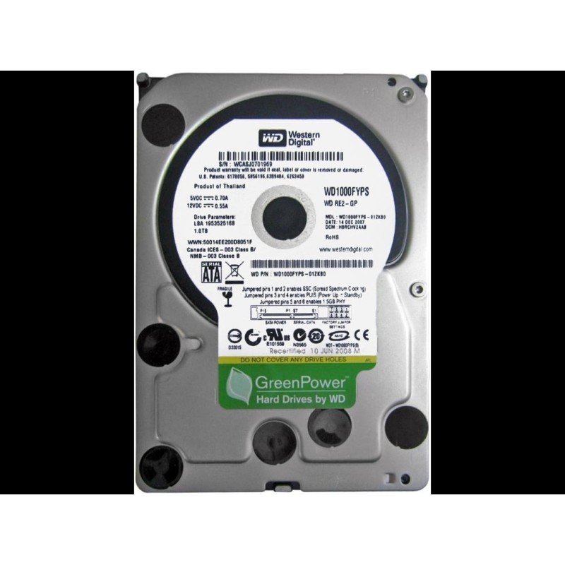 WD HDD 1TB SATA3 7200RPM Pull12 mjeseci garancija WD HDD 1TB SATA3 7200RPM Pull12 mjeseci garancija