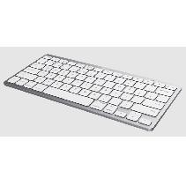 Trust Basics bluetoothwireless tastatura, ultra-thin, bluetooth 4.0, 10 m range, bijela