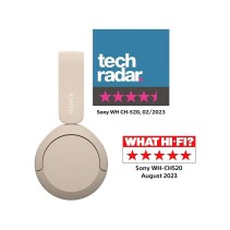Sony WHCH520C bežične slušalice – 50 h trajanja baterije, 3 min brzo punjenje, mikrofon, Bluetooth 5.2.