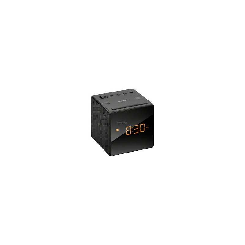 Sony ICFC1B.CED crni – Radio alarm, alarm clock, baterija, 2.3‑2.4 GHz