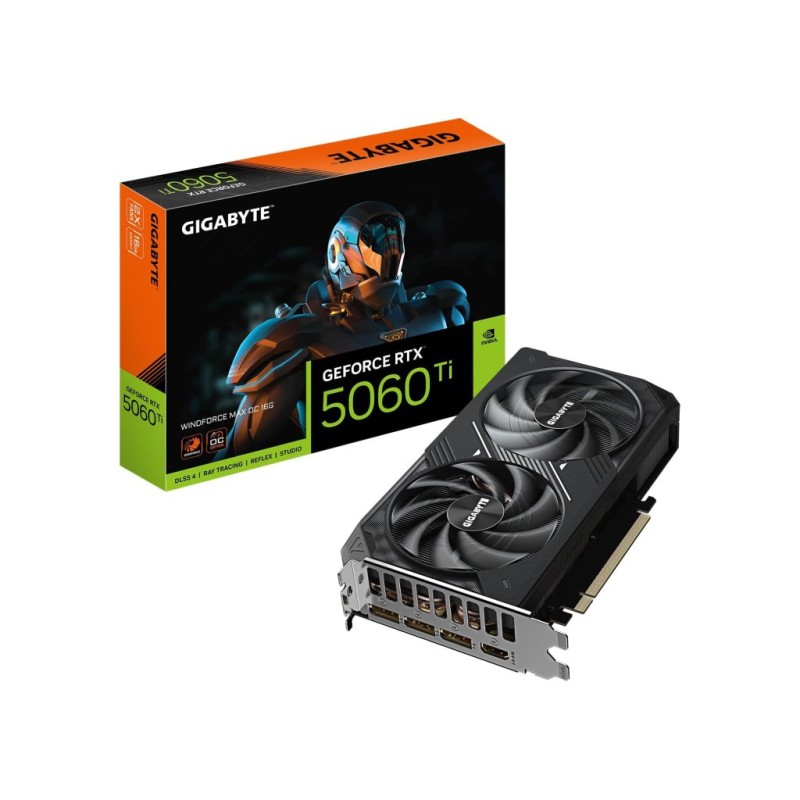 Gigabyte 5060 Ti Windforce 16G 16GB GDDR7, 128-bit, 3x DP, 1x HDMI
