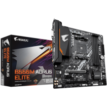 Gigabyte B550M AORUS ELITE – micro ATX matična ploča, AMD B550, socket AM4, 4x DDR4, DVI/HDMI, RAID.