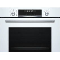 Bosch HBG5780W0 – Ugrađena rerna, bijela, Serie 6, 71 L, 4‑D toplinski zrak, pirolitičko samostalno čišćenje, 5 funkcija pečenja