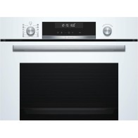 Bosch HBG5780W0 – Ugrađena rerna, bijela, Serie 6, 71 L, 4‑D toplinski zrak, pirolitičko samostalno čišćenje, 5 funkcija pečenja