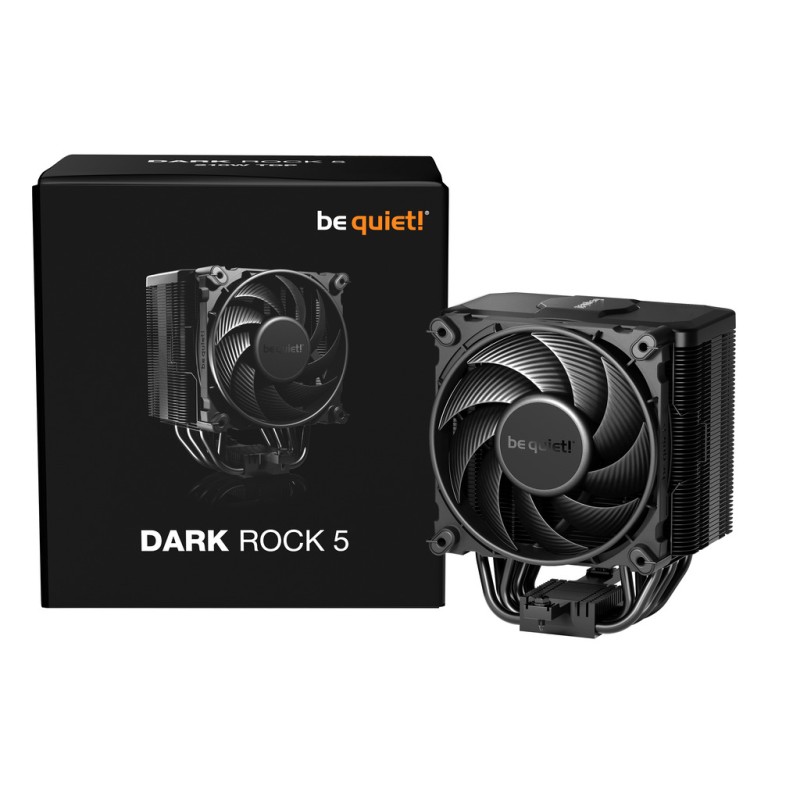 Inter-Tech BK035 be quiet! Dark Rock 5 – 120 mm hladnjak, 210 W TDP, visina 161 mm