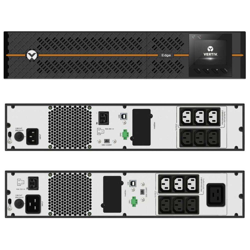 Vertiv EDGE‑1500IRT2UXL UPS 1500 VA/1350 W, 3+3 IEC C13 izlaza