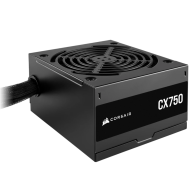 CORSAIR PSU 750W CX75080 PLUS, Bronze120mm Low-Noise fan, ATX