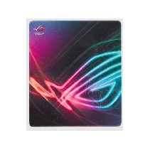 Asus ROG Strix Edge gaming podloga za miš – 350 mm × 300 mm, 3 mm debljina, mikro‑teksturirana površina, RGB osvjetljenje.