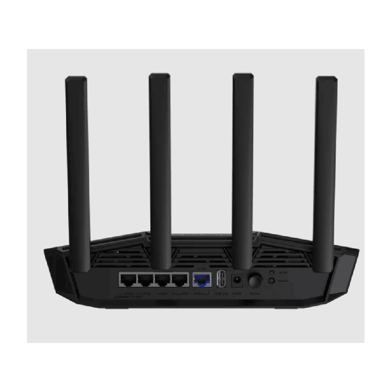 Asus TUF BE3600 Gaming Dual‑Band Wi‑Fi 7 Router – 2.4 GHz/5 GHz, 4× Gigabit LAN, MU‑MIMO, 802.11be, model 90IG0900‑MO9C00