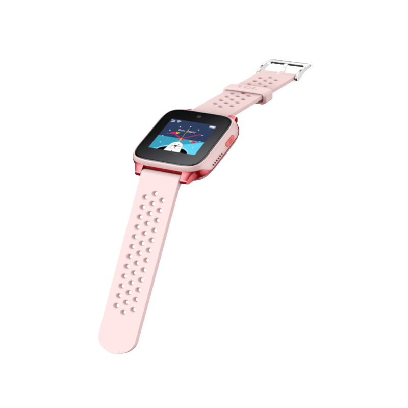 TCL MT46X dječiji pametni sat – Pink, Precizan GPS, SOS tipka, vodootporan, 1,3" zaslon, dugotrajna baterija.