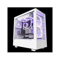 Inter‑Tech CC‑H51EW‑01 NZXT H5 Elite White – Mini‑ITX, Micro‑ATX, ATX, 3 ventilatora