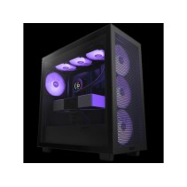 Inter-Tech CM-H71FB-R1 – NZXT H7 Flow Black RGB kućište, Mini‑ITX/Micro‑ATX/ATX, 4 ventilatora