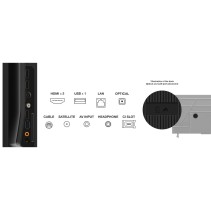 TCL 43" V6B 4K Smart TV – Google TV, HDR10/HLG, HDMI 2.1, Game Master 2.0, Dolby Audio