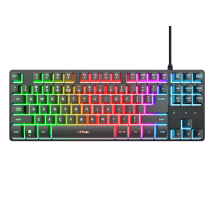 Trust GXT833 THADO TKL tipkovnica s RGB osvjetljenjem, USB, crna