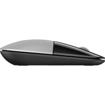 HP Z3700 Srebrni bežični miš – 1000 DPI, Bluetooth/2.4 GHz, ambidextrous dizajn, dugotrajna baterija.