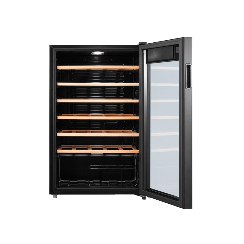 Tesla Vitrina RW092M – Hladna vitrina 92 L, 91 cm širine, energetska klasa A+, LED osvjetljenje, radna temperatura 2‑8 °C