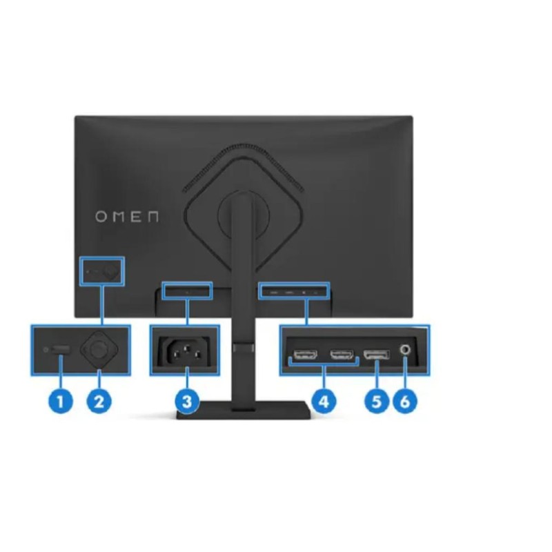 HP OMEN 31,5" QHD IPS monitor 165 Hz, 1 ms, 400 cd/m², DP + 2×HDMI, podesiva visina i pivot, 2 god. garancija